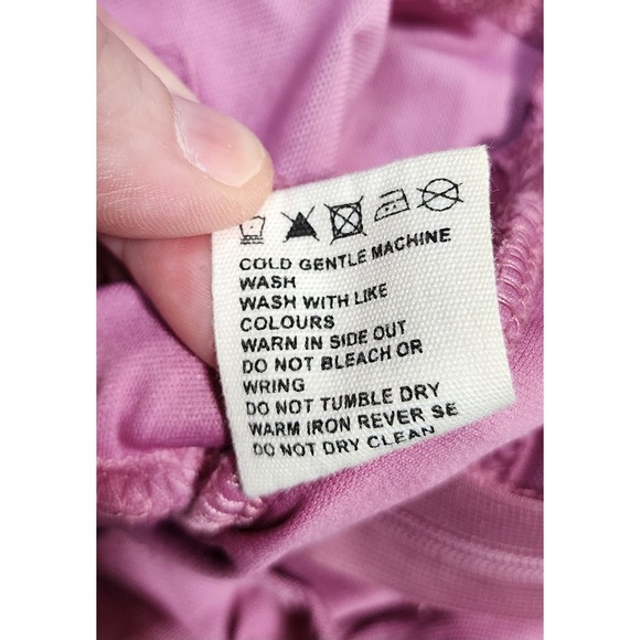 Princess Polly Ruched Mesh Long Sleeve Bodysuit Mauve Pink Size 6 - Picture 6 of 10